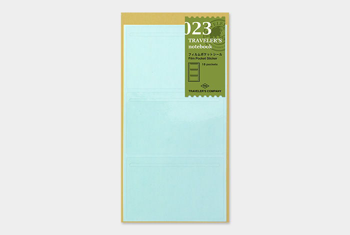 Traveler's Notebook Regular Size Refill 023 [14348-006] - Film Pocket Sticker